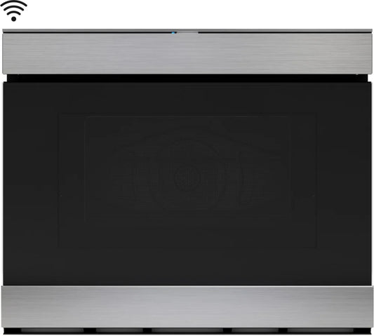 Sharp  SMD2499FS 24 Inch Smart Convection Microwave Drawer 1.4 Cu. Ft., Air Fry, Convection Speed Cook, Stainless Steel Interior, Dual Convection Fans, Wi-Fi, Flush Mount Capable 369535 NEW OPEN BOX