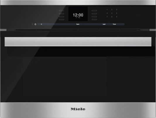 Miele DG6600 24 Inch Built In Steam Oven in Stainless Steel New Open Box 369472
