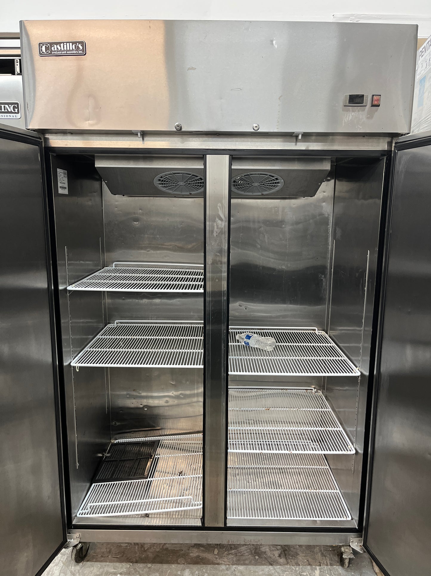 52 Inch Atosa Commercial Freezer MBF8002 T Series Vertical Cooler,Stainless Steel,Restaurant, 2-Door 333003