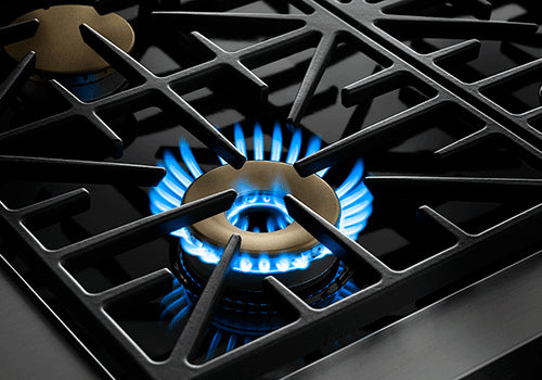 48 Inch RangeTop Dacor Heritage Professional  HRTP486SNG 6 Sealed Burners, Continuous Grates, Simmer Sear Burners, Perma-Flame, Illumina Knobs, SmartFlame Technology, and Griddle: Natural Gas, 369006