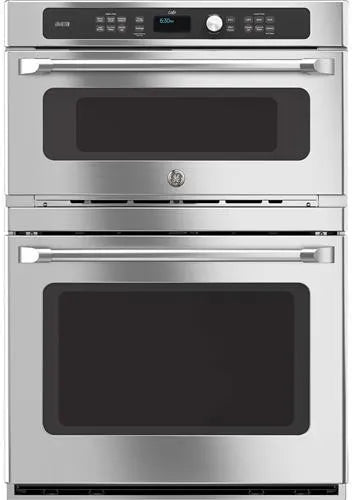 Cafe  CT9800SHSS 30 Inch Built-In Combination Wall Oven with True Convection, Speedcook Technology, Self-Clean, GE Fits! Guarantee, 5.0 cu. ft. Oven Capacity, 1.7 cu. ft. Microwave, Glass Touch Controls, Star-K Certified and Sabbath Mode , 369465