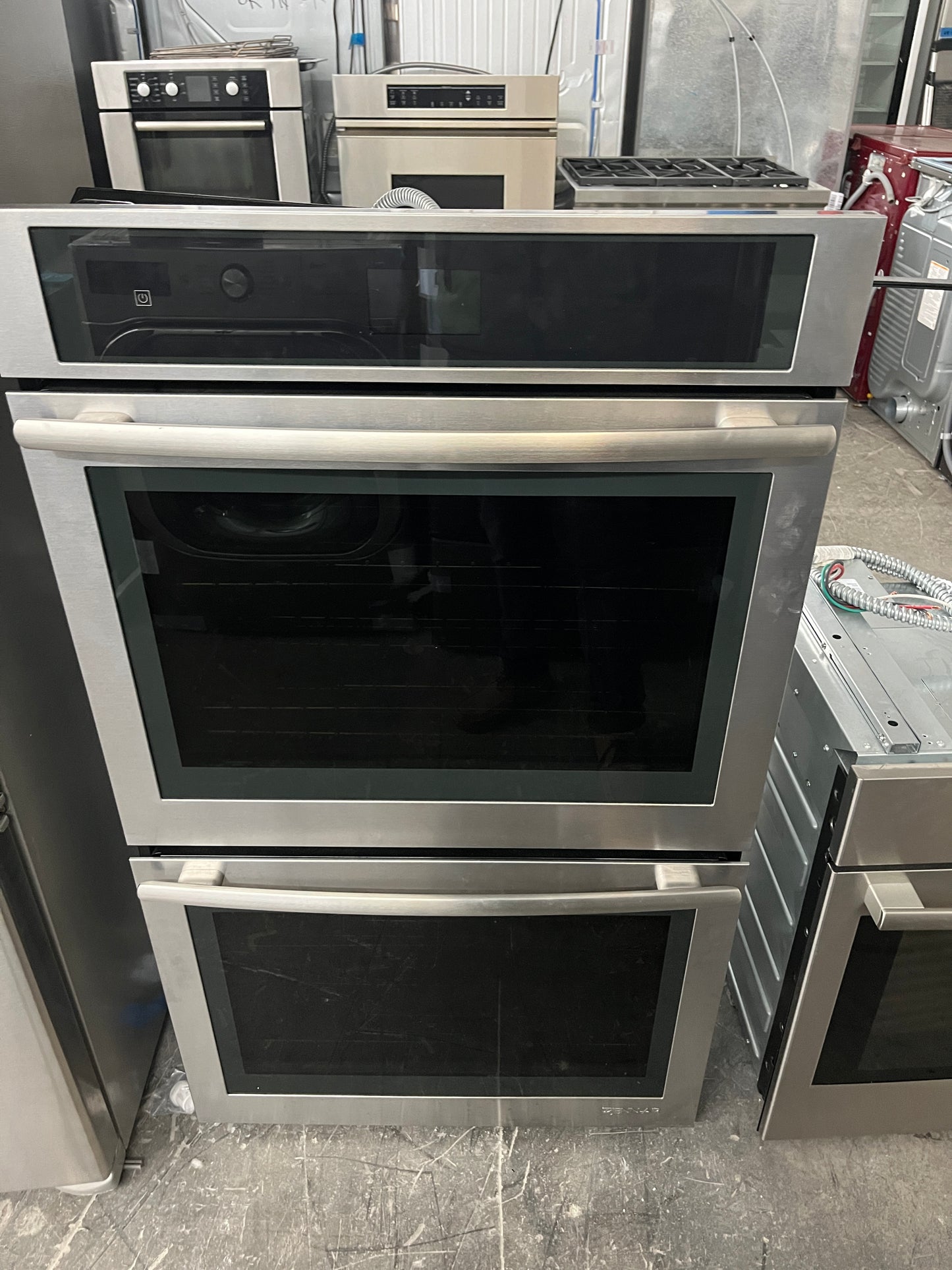 JennAir Euro-Style Series  JJW2830DS 30 Inch Double Combination Electric Wall Oven 10 Cu. Ft. Total Capacity, Multimode Convection System, Self-Clean, Proof Mode, Delay Start, Sabbath, Convect Bake, Convect Broil, Convect Roast,  UL 369302