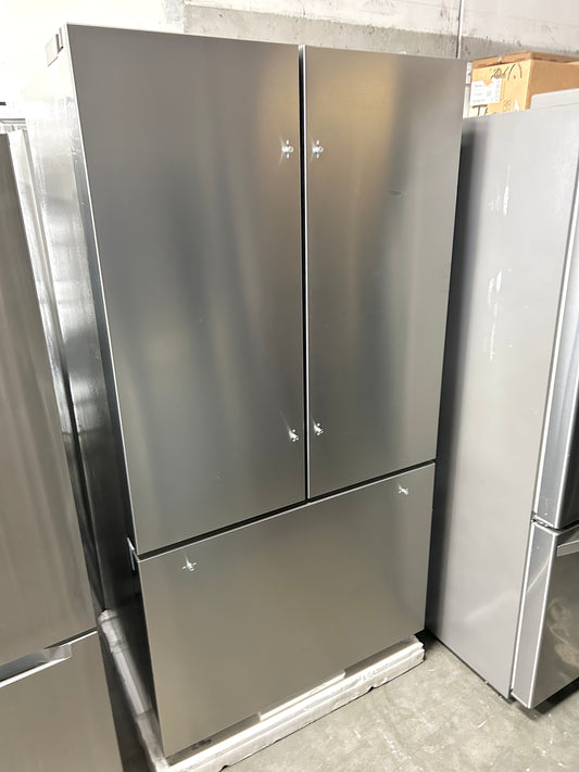 MORA MRF211N6CSE 36 Inch 21.1 Cu Ft Full Size French Door Refrigerator in Stainless Steel New Open Box 369549