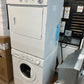 GE Front Load Washer and Electric Dryer Set White Stackable, laundry Center , 369195