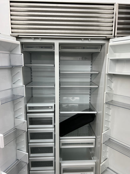 36 Inch Subzero Built in Side By Side Refrigerator in Stainless Steel , Used , 999574