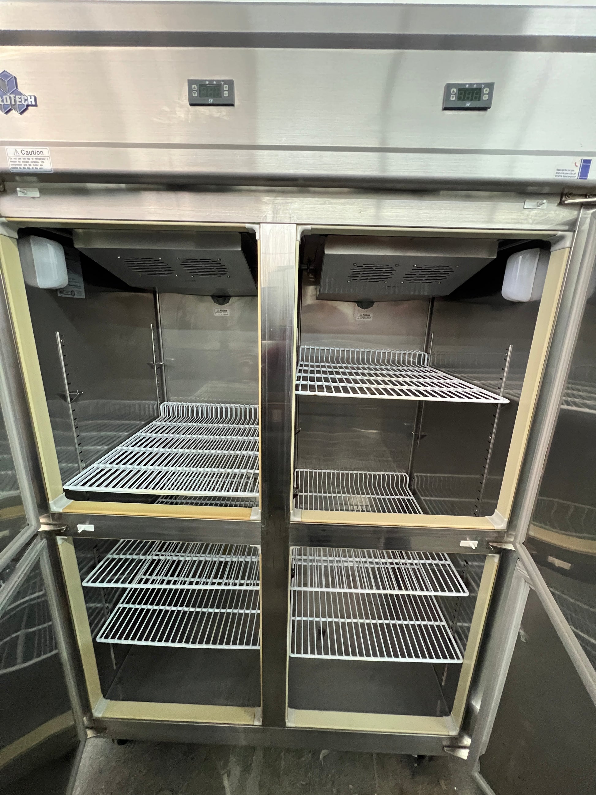 ColdTech J4SRF-40B 49 Inch 4-Door Commercial Refrigerator Freezer , Fo –  APPLIANCE BAY AREA