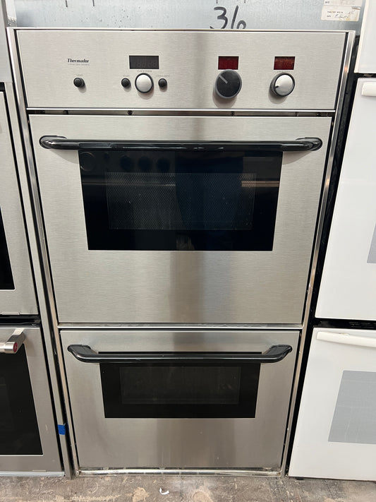 27 Inch CT227N S Thermador Built In Electric Double Wall Convection Oven in Stainless Steel 369174