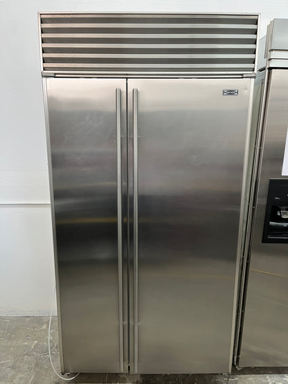 42 Inch Subzero 642 Side By Side Built in Refrigerator in Stainless Steel 369178