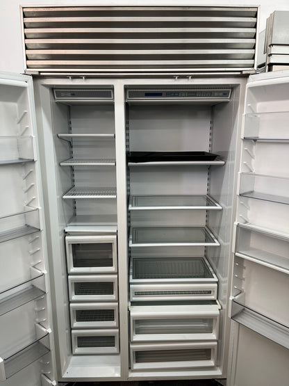 Subzero 42 Inch  642 Side By Side Built in Refrigerator in Stainless Steel 369178