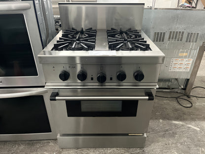 30 Inch Thermador Professional  4-Burner Natural Range, Stove PRG304US,Stainless Steel 444050