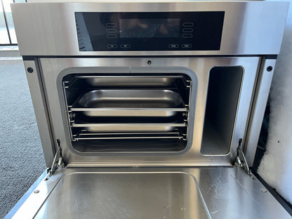 Miele  DG4080SS 24 Inch Convection Steam Oven with Navitronic Touch Control Pad and Food Driven Menu System: Stainless Steel, 369227