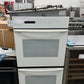 Thermador 27 Electric Wall Double Oven,Convection,White 888007