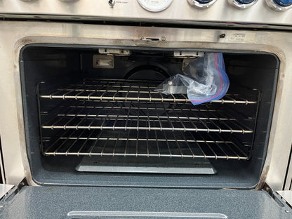 36 Inch Thermador Professional PRG366BS Natural Gas Range 6 Star Burners , Convection Oven, all gas, Stainless Steel , 369276