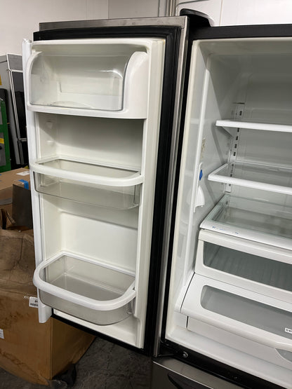 36 Inch Kenmore French Door Style 3-Door Refrigerator with Water Ice Dispenser , Stainless Steel, Used , 369292