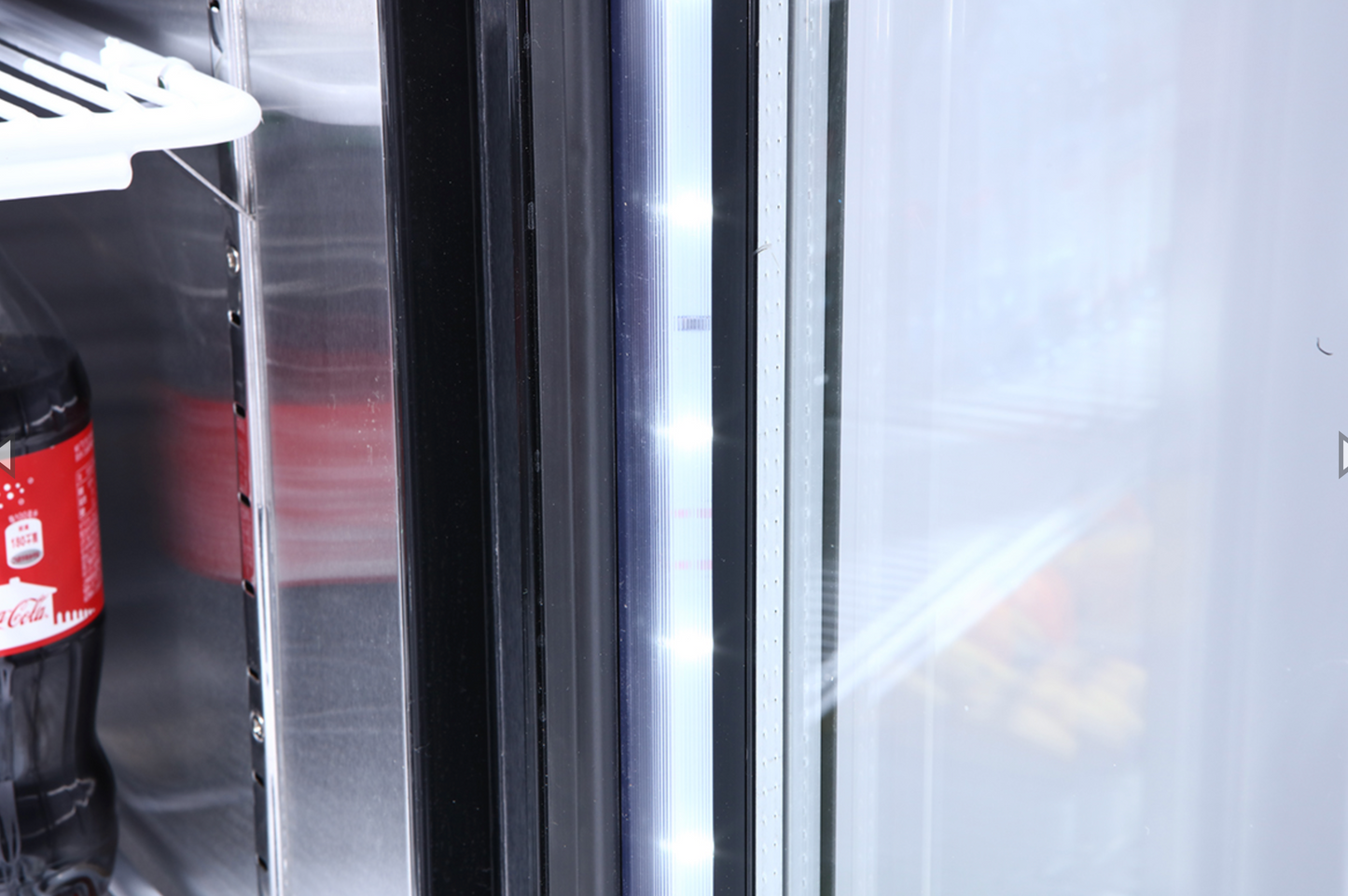 MCF8725GR  Black Cabinet Glass Door Merchandiser Cooler,Commercial Refrigerator  369320