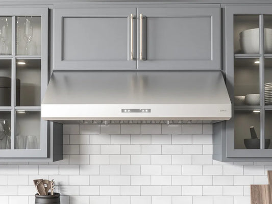 Zephyr Pro Collection  36 Inch AK7336AS Tidal I Under-Cabinet Smart Range Hood 6 Speed 700 CFM Motor, Proximity Controls, Tri-Level LED, Pro Baffle Filters, Airflow Control Technology, PowerWave, Wi-Fi Connect, UL Listed, ADA 369618