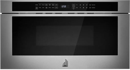 JennAir Rise  JMDFS30HL 30 Inch Under Counter Microwave Drawer with 1.2 Cubic Foot Capacity, 11 Power Levels, Add A Minute, Auto Cook, Beverage, Defrost, Keep Warm, Popcorn, Potato, Reheat, Soften/Melt, Fresh Vegetable, Prop 65, and UL Certified , 369473