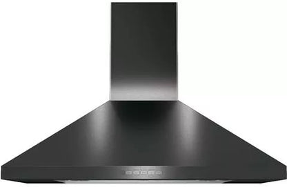 GE 30 Inch Wall Mount Chimney Hood JVW5301BJTS Convertible Hood ,Recirculation Option, 350 CFM Blower,Dishwasher Safe Filters,Auto-Off, Optional Remote Control, Halogen Lighting Night, Black Stainless Steel 369039