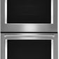 KitchenAid KODE500ESS 30 Inch Double Convection Electric Wall Oven with 10 cu. ft. , Self-Clean Oven, Even-Heat™ True Convection Oven, Temperature Probe, Even-Heat™ Preheat, Glass-Touch Display, and FIT System Guarantee: Stainless Steel, 369188