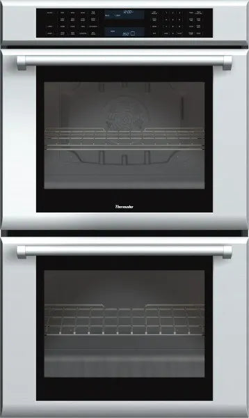 Thermador Masterpiece Series  ME302JP 30 Inch Double Electric Wall Oven, True Convection Upper Oven, Temperature Probe, Telescopic Rack, Self-Clean, Star-K Certified: Professional Handles , 369439