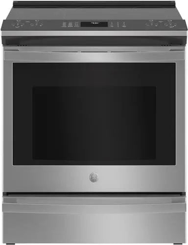 GE Profile PHS930YPFS 30 Inch Smart Slide-In Induction Range 5 Heating Elements, 5.3 cu. ft. Capacity True Convection Oven, Storage Drawer, Auto Self Clean, WiFi, Glide Touch Controls, Fast Preheat, Chef Connect, ADA Fingerprint Resistant Stainless Steel