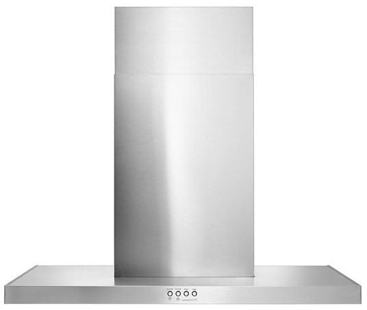 Whirlpool  WVW57UC0FS 30 Inch Wall Mount Chimney Range Hood with 400 CFM, LED Task Lighting, Dishwasher Safe Filters, In-Line Smart Blower, 3 Speeds and Convertible Ventilation, 369262