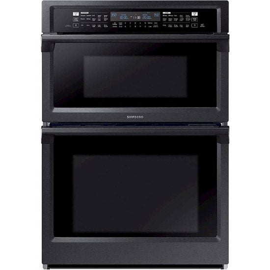 Samsung 30 Inch Microwave and Wall Steam Oven Combo,NQ70M6650DG,Wi-Fi,Dual Convection,Steam Cook,Speed Cook,Guiding Light Controls,7 Cu. Ft.,Temperature Probe,Rapid Preheat,Self-Clean,Sabbath Mode,Black Stainless Steel 369009