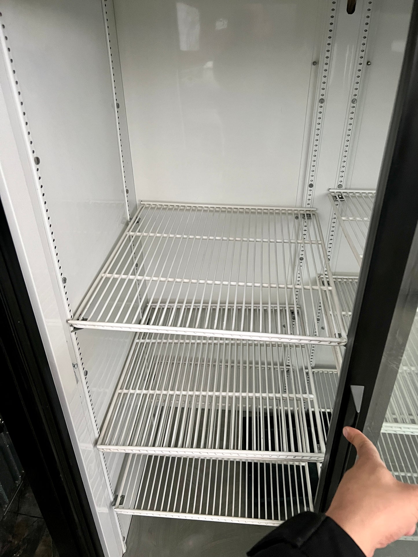 True 44 Inch Commercial Refrigerator GDM-37 See Thru Glass Door Black , For Retail, Restaurant ,333010